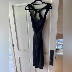 Reformation Black off the shoulder dress